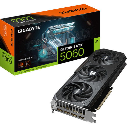 Gigabyte GeForce RTX 5060 GAMING OC Graphics Card - Green Apple Compunet