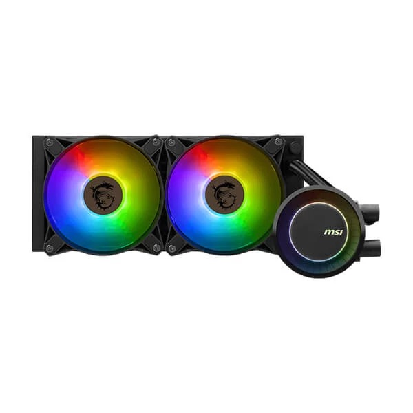 MSI MAG Coreliquid E240 ARGB 240mm CPU Liquid Cooler (Black) - Green Apple Compunet