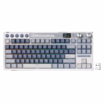 RK ROYAL KLUDGE M87 Wireless Gaming Keyboard Cream Switch – Blue