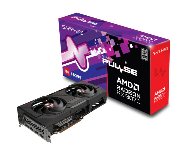 Sapphire Pulse AMD Radeon RX 9070 16Gb GDDR6 Graphics Card
