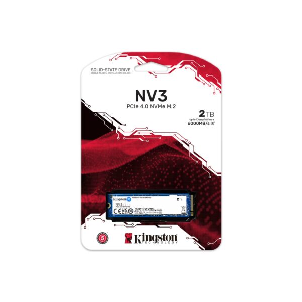 Kingston NV3 2TB NVMe Gen4 SSD - Green Apple Compunet