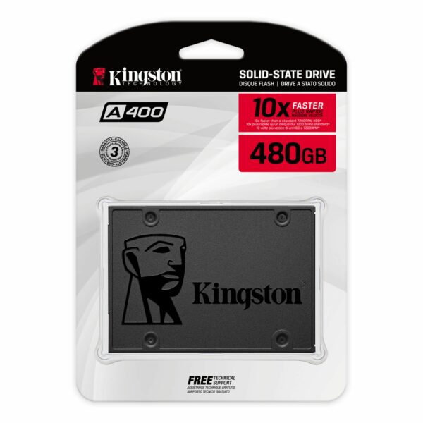 Kingston A400 480GB Internal SSD - Green Apple Compunet