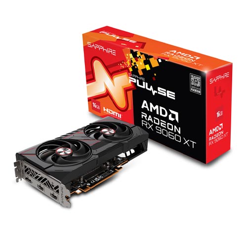 Sapphire PULSE AMD Radeon™ RX 9060 XT 16GB GPU - Green Apple Compunet