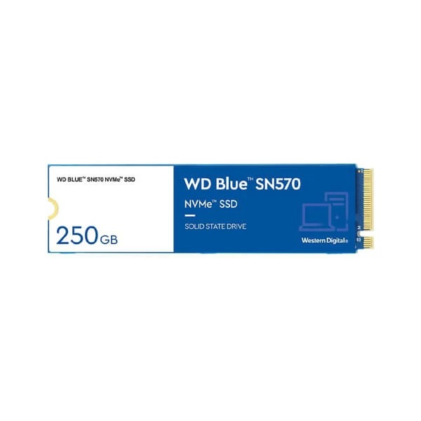 Western Digital Blue SN570 250GB M.2 NVMe Internal SSD - Green Apple Compunet