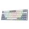 Redragon K617 Fizz- 60% WIRED MECHANICAL KEYBOARD WHITE AND GREY (RED SWITCHES) - Green Apple Compunet