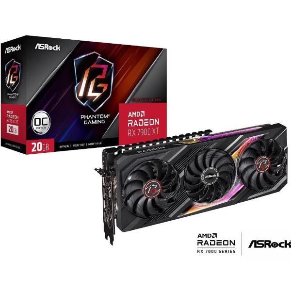 Asrock AMD Radeon RX 7900 XT Phantom Gaming OC 20GB Graphic Card - Green Apple Compunet