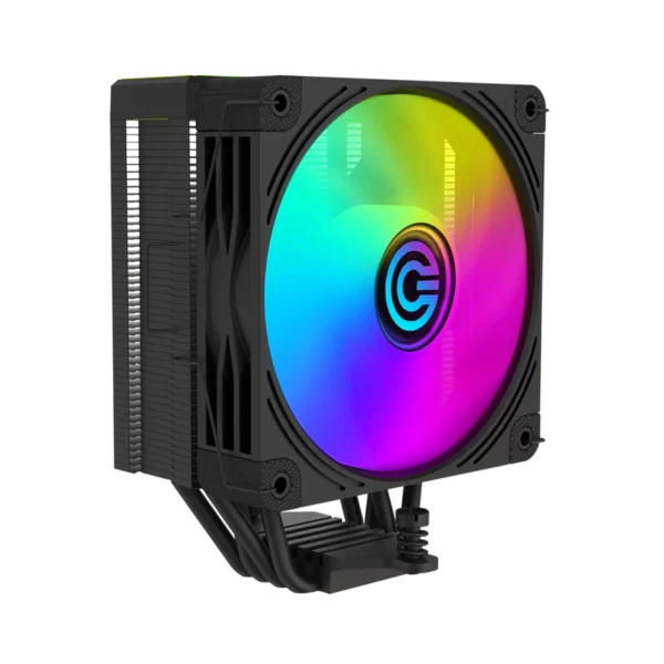 Circle Gaming 4P ARGB Black Gaming CPU Cooler - Green Apple Compunet