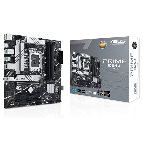 ASUS PRIME B760M-A WIFI-CSM M-ATX Motherboard - Green Apple Compunet