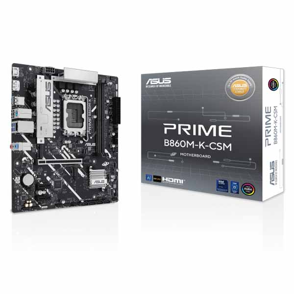 ASUS PRIME B860M-K-CSM Micro-ATX LGA 1851 Motherboard - Green Apple Compunet