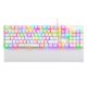Ant Esports MK4100 RGB Mechanical Gaming Keyboard (White, Outemu Brown Switches)