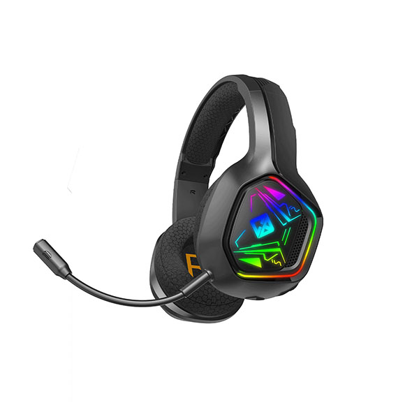 Cosmic Byte Immortal 2.4Ghz Wireless + Bluetooth + Wired Headphone (Black) - Green Apple Compunet