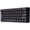 Redragon K630 Dragonborn 60% Wired Pink LED Brown Switch Gaming Keyboard Black