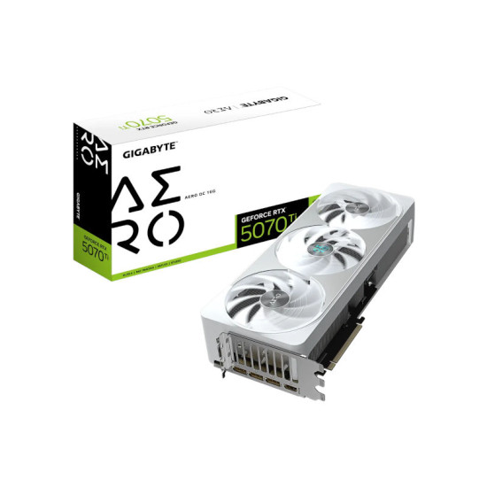 Gigabyte GeForce RTX 5070 Ti Aero OC 16GB GDDR7 - Green Apple Compunet