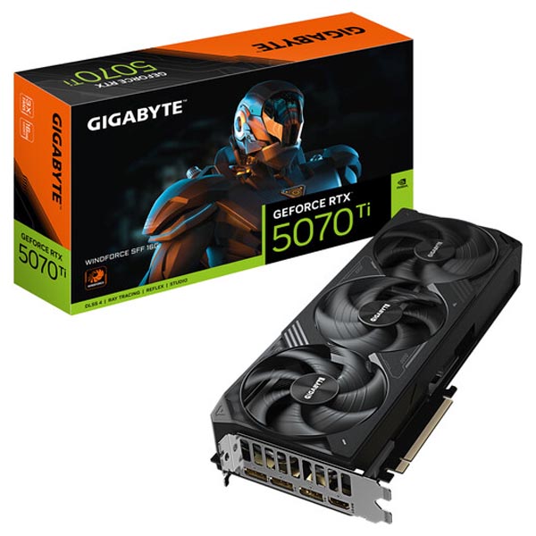 Gigabyte GeForce RTX 5070 Ti WINDFORCE SFF Graphics Card - Green Apple Compunet