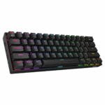 Draconic Pro K530 PRO - 60% Bluetooth+24.Ghz+Wired Mechanical Keyboard (Red Switch)