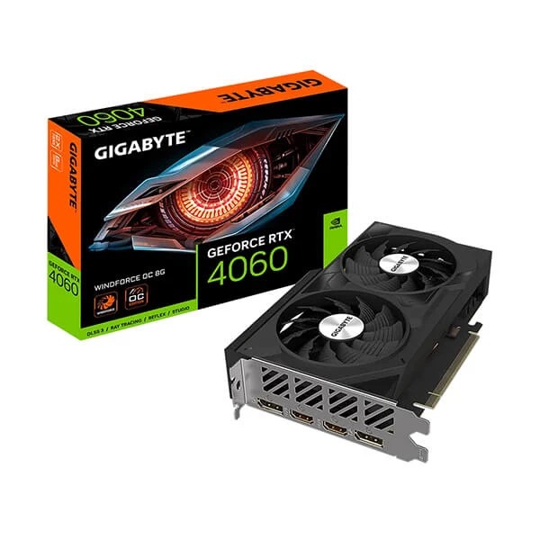 Gigabyte RTX 4060 Windforce OC 8GB Graphics Card - Green Apple Compunet
