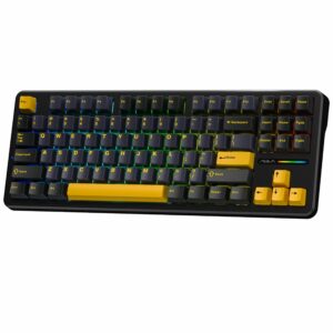 AULA F87 Wireless RGB Mechanical Gaming Keyboard (Thunder Black | Graywood Switch</span>