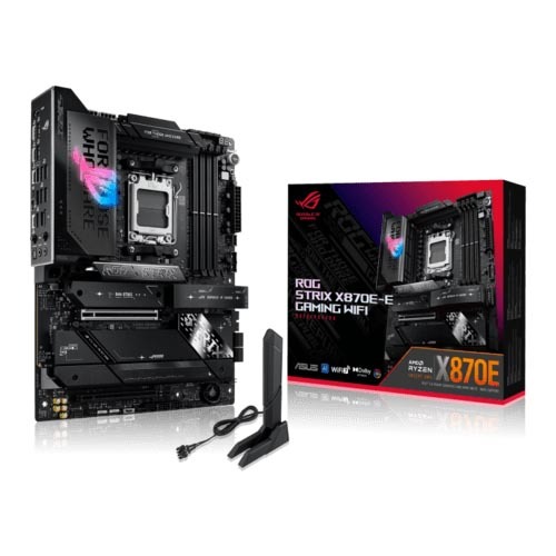ASUS ROG Strix X870E-E GAMING WiFi Motherboard - Green Apple Compunet