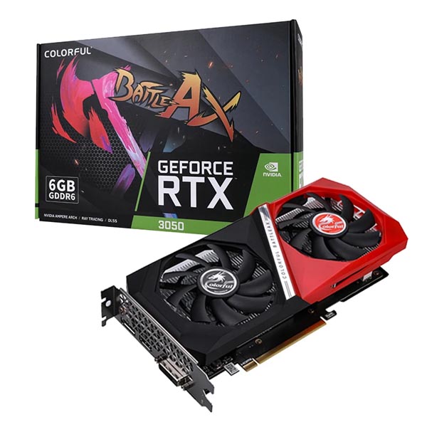 Colorful GeForce RTX 3050 NB DUO 6GB V2-V Graphics Card - Green Apple Compunet