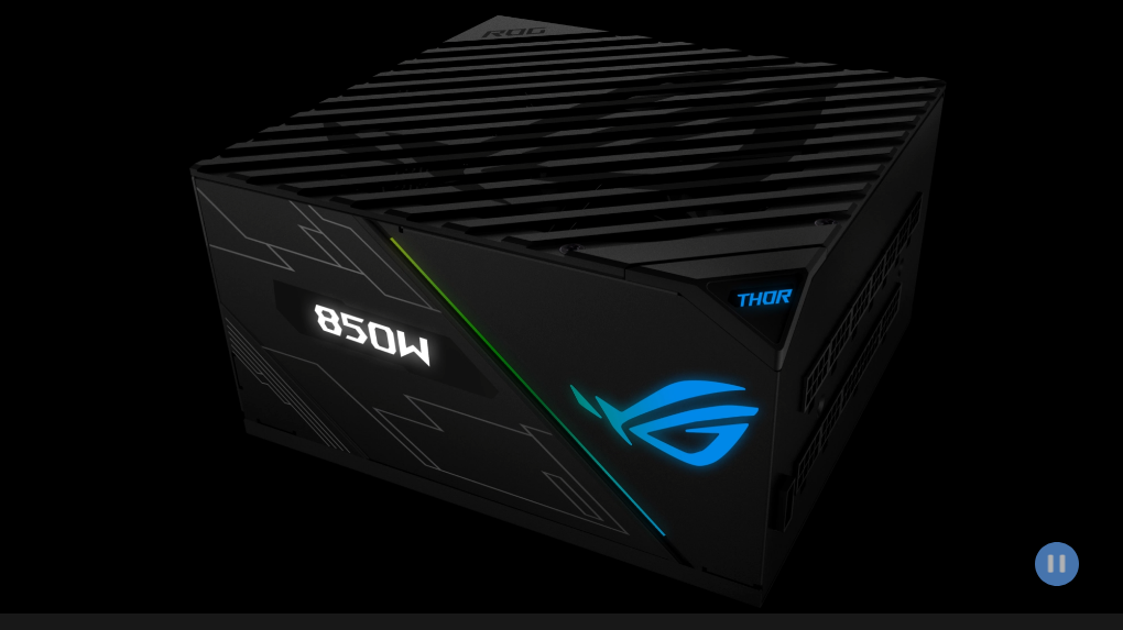 Asus ROG THOR 850P 850W Fully Modular RGB PSU - Green Apple Compunet