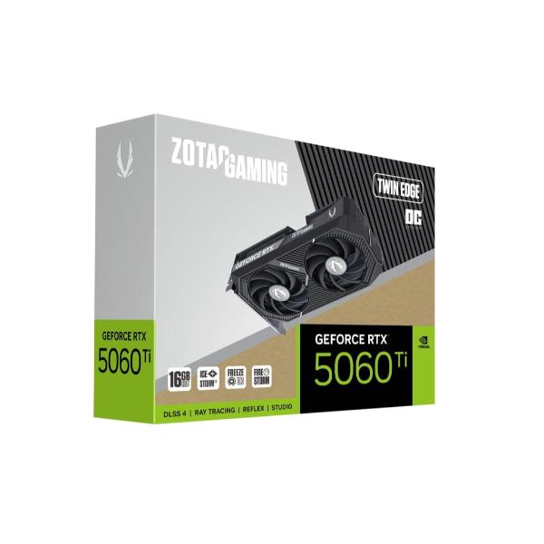 ZOTAC GAMING GeForce RTX 5060 Ti 16GB Twin Edge OC - Green Apple Compunet
