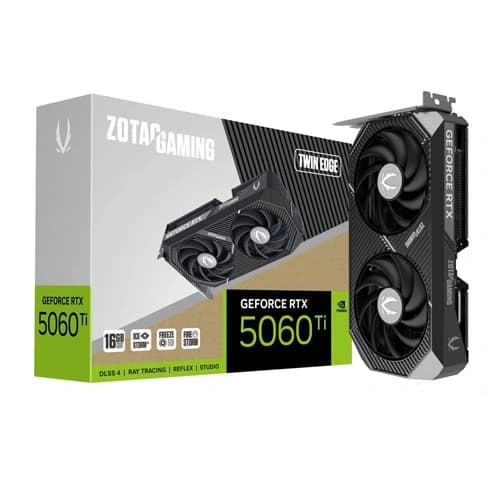 ZOTAC GAMING GeForce RTX 5060 Ti 16GB Twin Edge - Green Apple Compunet