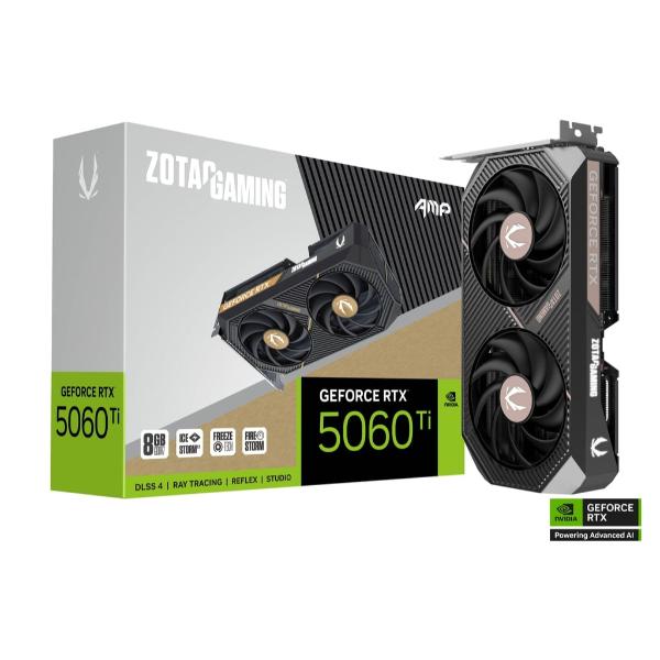 ZOTAC GAMING GeForce RTX 5060 Ti 8GB AMP - Green Apple Compunet