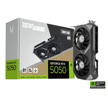 ZOTAC GAMING GeForce RTX 5050 Twin Edge OC 8GB Nvidia Graphic Card - Green Apple Compunet