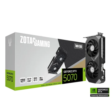 ZOTAC GAMING GeForce RTX 5070 Twin Edge 12GB Nvidia Graphic Card - Green Apple Compunet