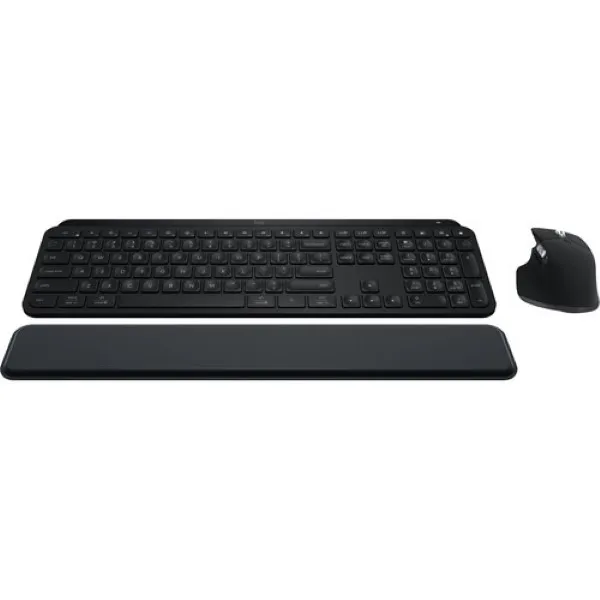 Logitech MX Keys S Combo Wireless Keyboard and Mouse with Wrist rest - Green Apple Compunet