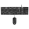 EVM Wired Keyboard Mouse Combo EVM-KM117 - Green Apple Compunet