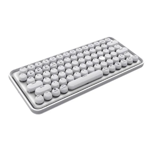 RAPOO Ralemo Pre 5 Wireless Keyboard (White) - Green Apple Compunet