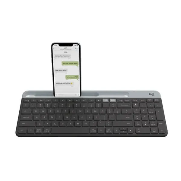 Logitech K580 Slim Wireless Keyboard – Graphite - Green Apple Compunet