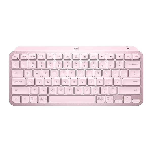 Logitech MX Keys Mini Wireless Keyboard – Rose - Green Apple Compunet