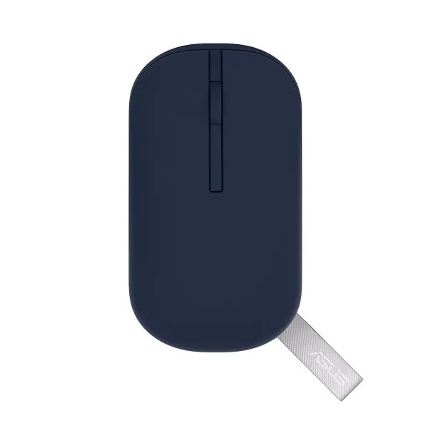 ASUS MD100 Marshmallow/Silent, Adj. Wireless Optical Mouse (Quiet Blue) - Green Apple Compunet