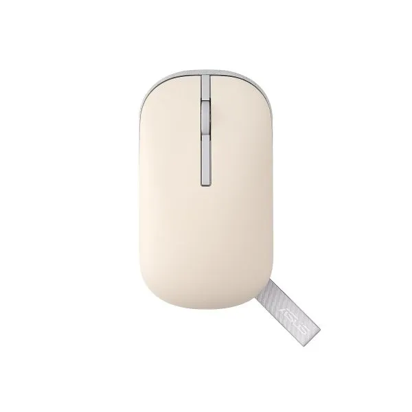 ASUS MD100 Marshmallow/Silent, Adj. Wireless Optical Mouse (Astro Beige) - Green Apple Compunet