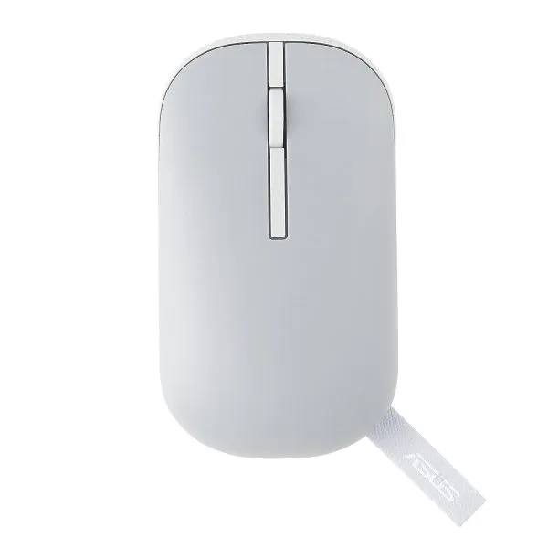 ASUS MD100 Marshmallow/Silent, Adj. Wireless Optical Mouse (Grey) - Green Apple Compunet