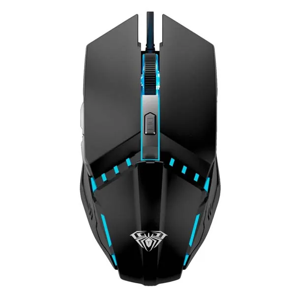 AULA S31 Wired Gaming Mouse (Black) - Green Apple Compunet