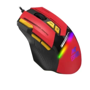 Ant Esports GM333 12800DPI RGB Wired Gaming Mouse Red/Black/Yellow