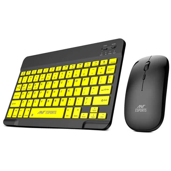 Ant Esports WKM11 Wireless Keyboard and Mouse Combo - Green Apple Compunet