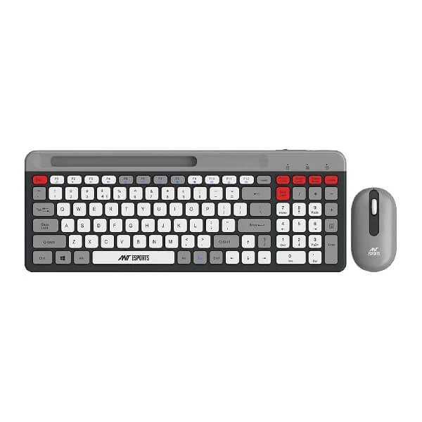 Ant Esports WKM22 Wireless Keyboard and Mouse Combo - Green Apple Compunet