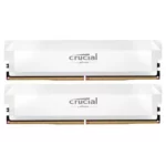 Crucial Pro Overclocking 32GB (2 x 16GB) DDR5 6000 MT/s UDIMM Memory Kit (White)