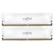 Crucial Pro Overclocking 32GB (2 x 16GB) DDR5 6000 MT/s UDIMM Memory Kit (White) - Green Apple Compunet