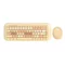 Coconut Bling Retro Wireless Combo, Milk Tea - Green Apple Compunet