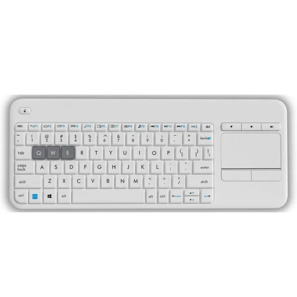Coconut Bravo 3 Wireless Keyboard with Touchpad (White) - Green Apple Compunet