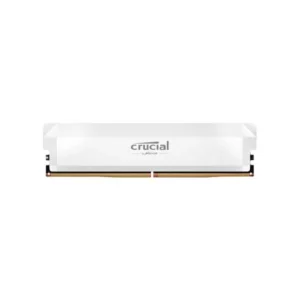 Crucial 16GB Pro Overclocking 6400 MHz UDIMM Memory Module (White)