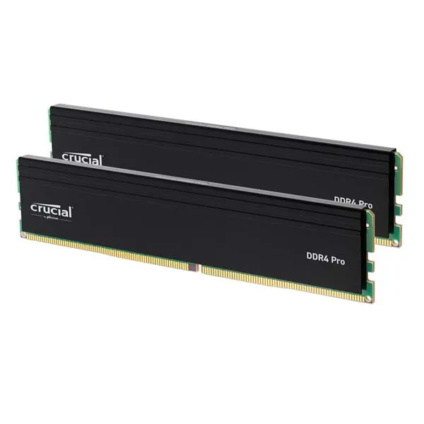 Crucial Pro RAM 32GB Kit (2x16GB) DDR4 3200MHz Desktop Memory - Green Apple Compunet