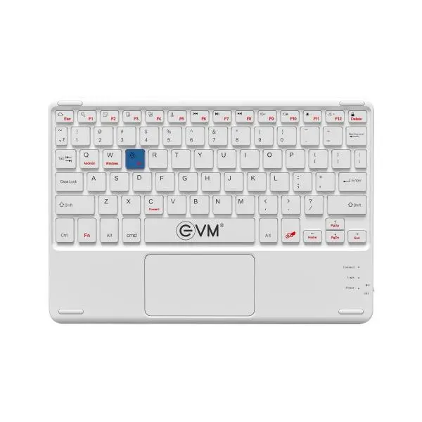 EVM EnAir Rechargeable Wireless Keyboard (White) - Green Apple Compunet