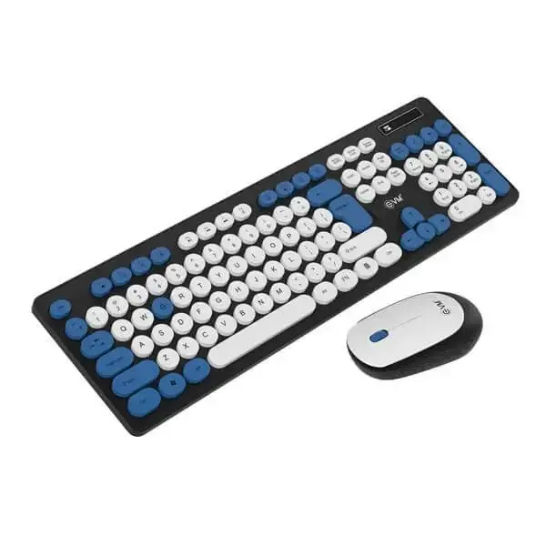 EVM WLKM 045 Wireless Keyboard and Mouse Combo (EVM-WLKM-045) - Green Apple Compunet