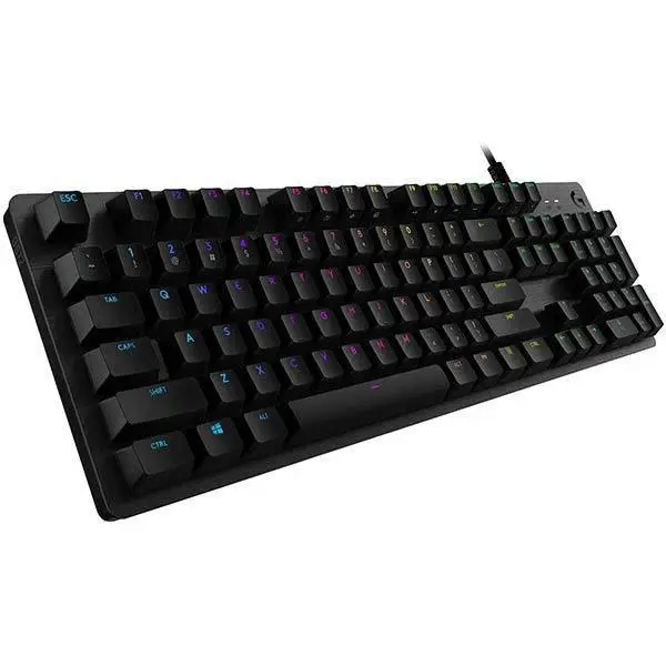 Logitech G512 Carbon Mechanical Gaming Keyboard GX Blue Switches - Green Apple Compunet